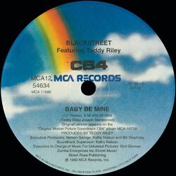 Cover of Baby Be Mine (Remixes)