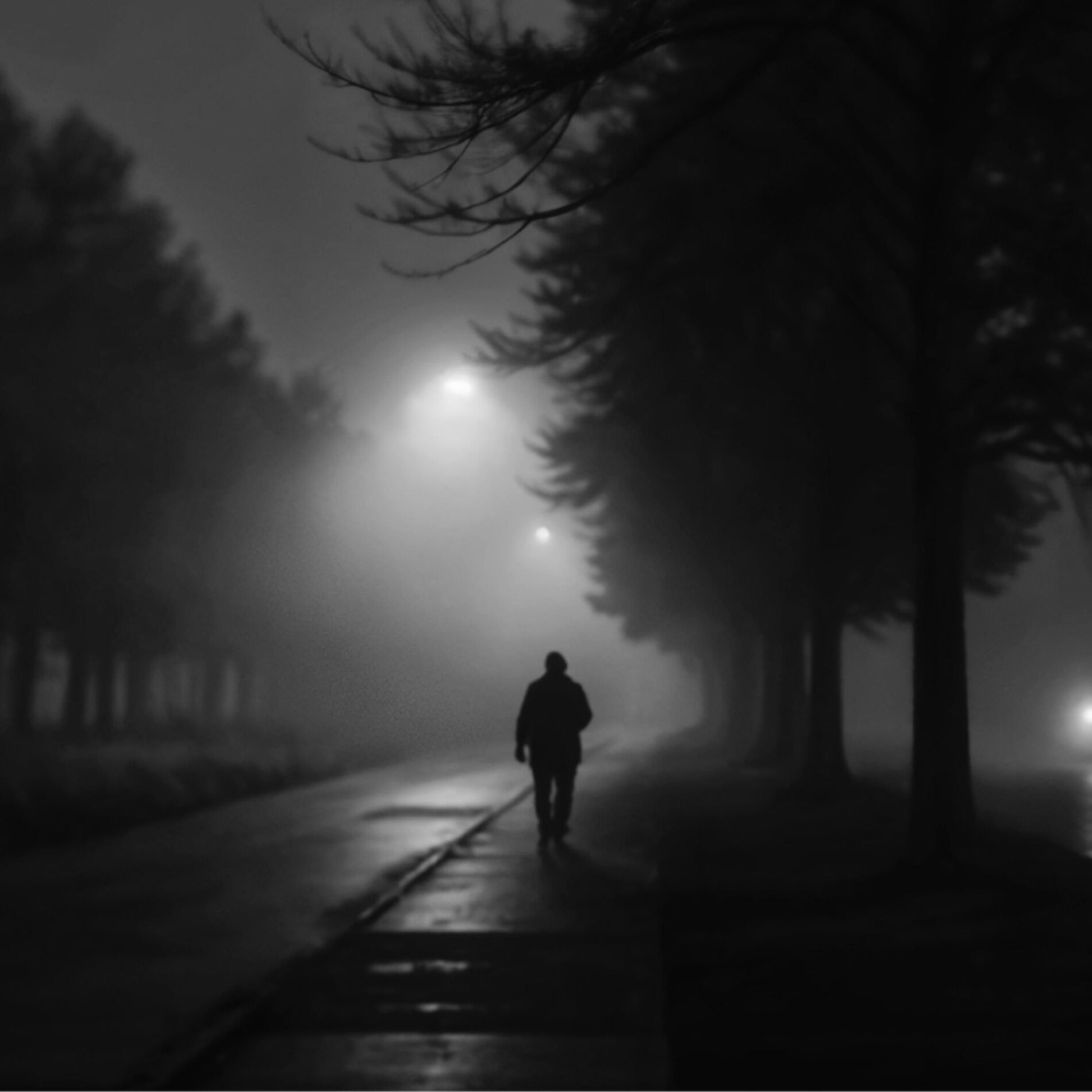 Album cover of walking in the rain all night