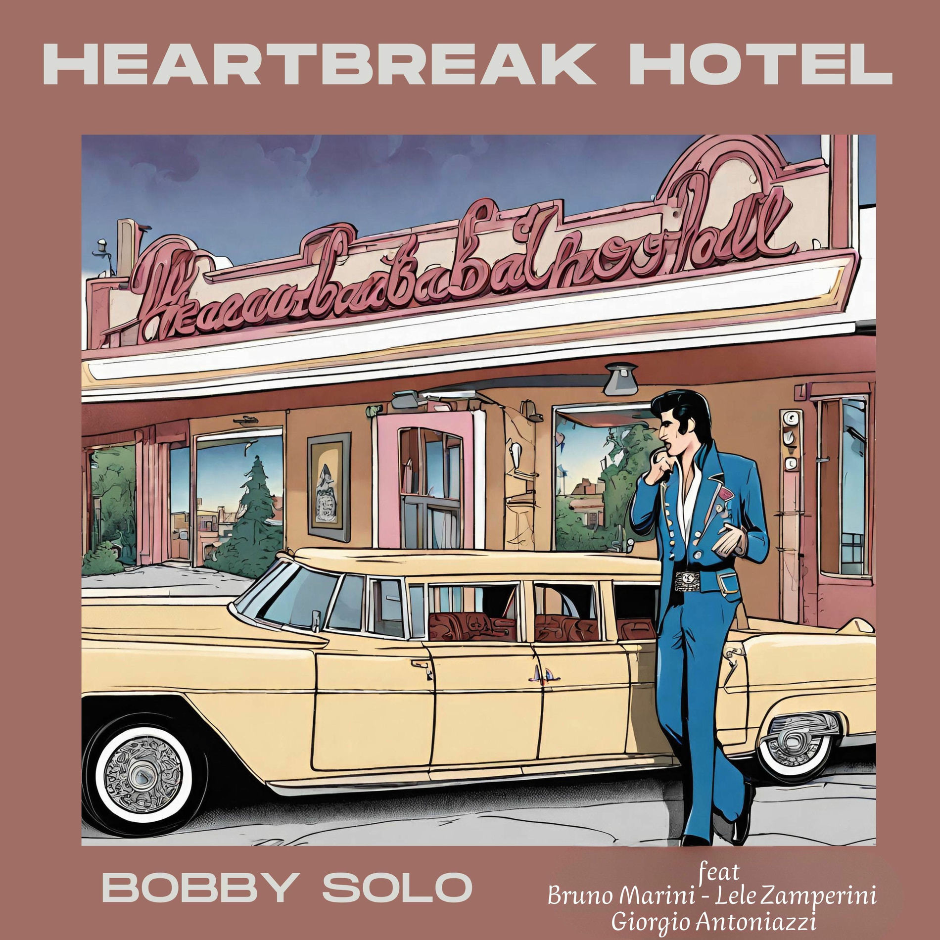 Album cover of Heartbreak Hotel (feat. Bruno Marini, Lele Zamperini & Giorgio Antoniazzi)