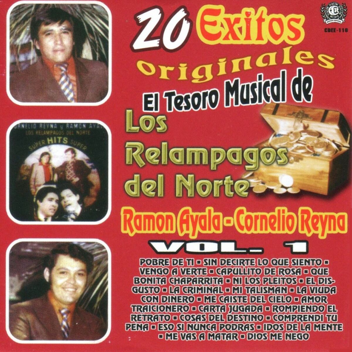 Album cover of El Tesoro Musical De Los Relampagos Del Norte, Vol. 1