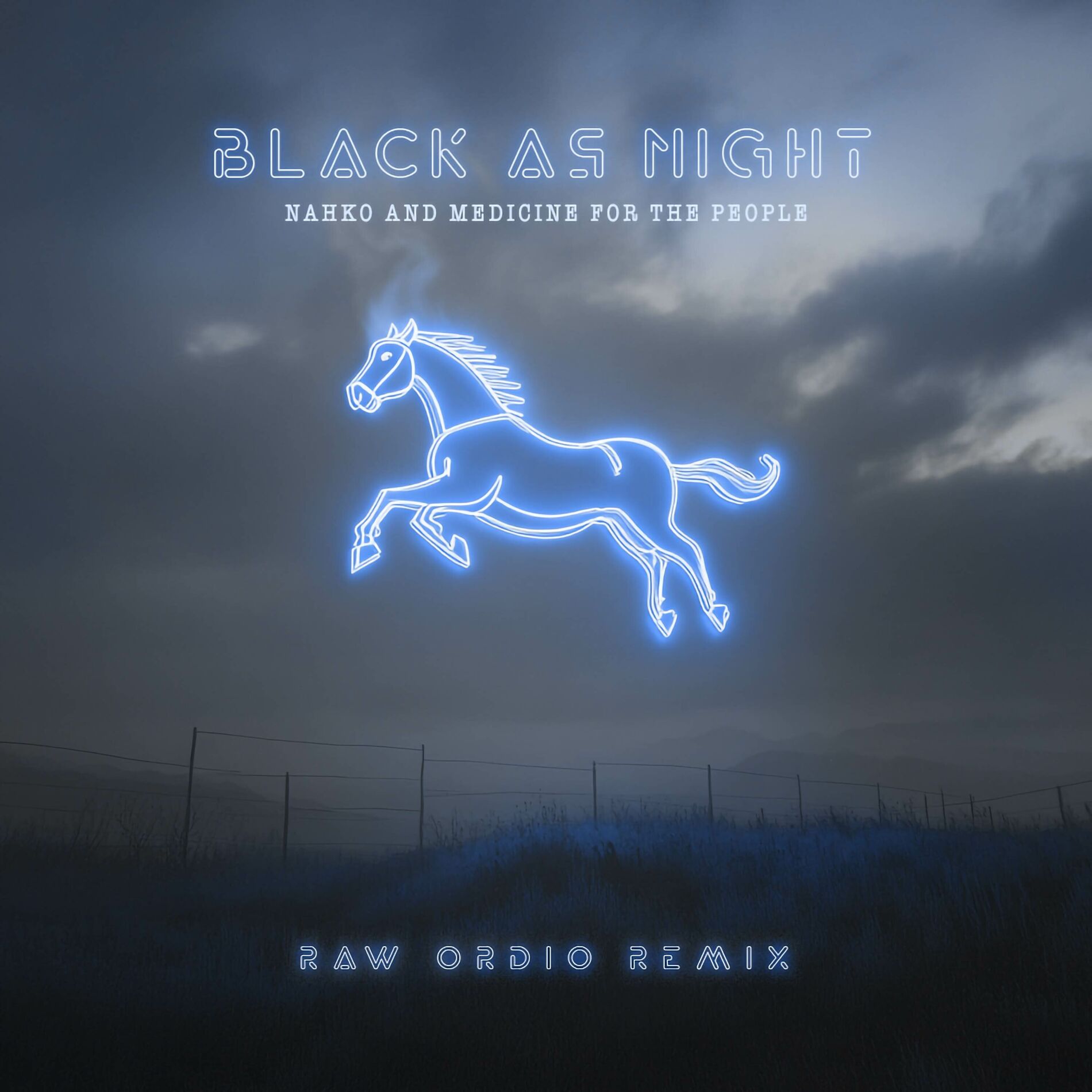 Album cover of Black As Night (Raw Ordio Remix)