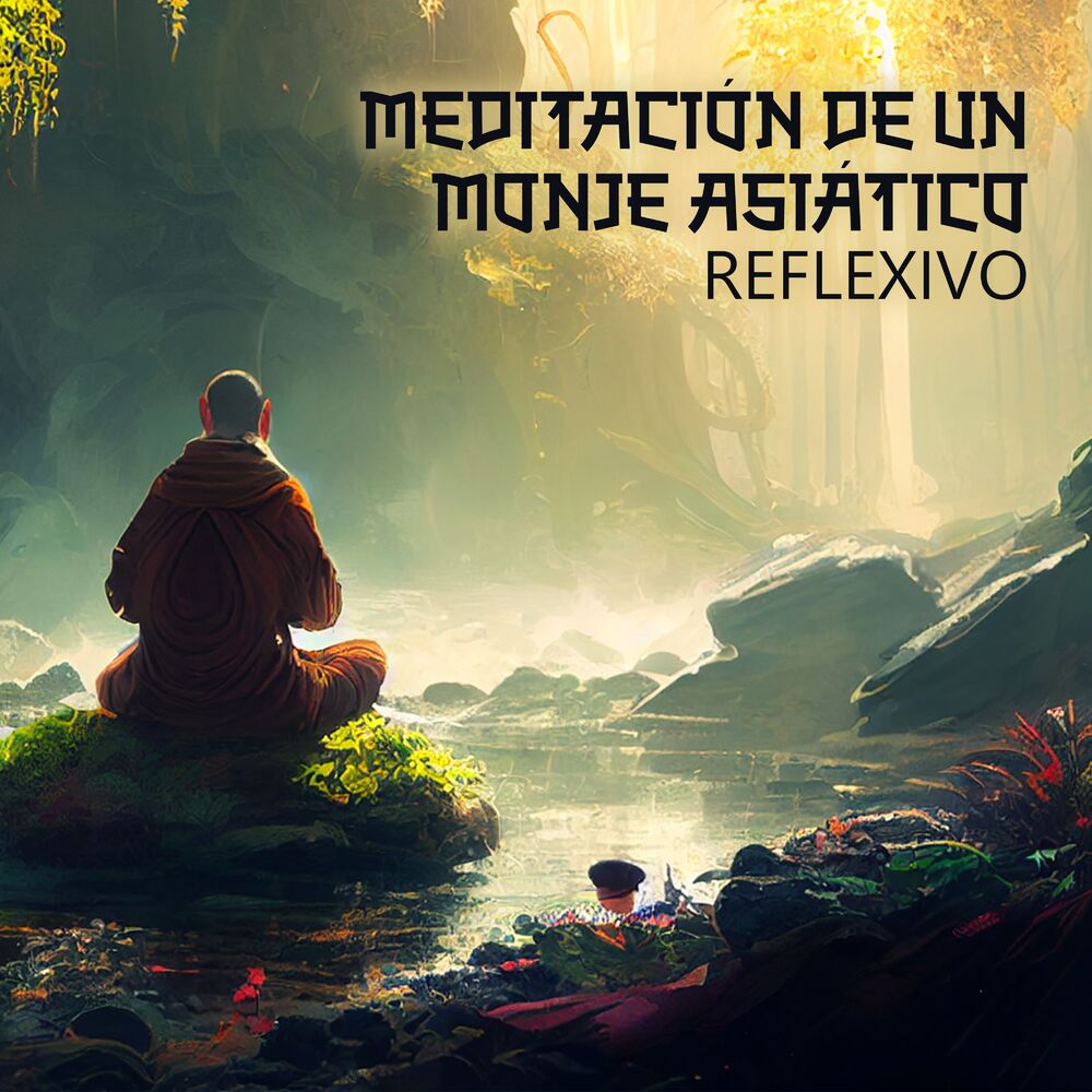 Picture of Meditación de un Monje Asiático Reflexivo
