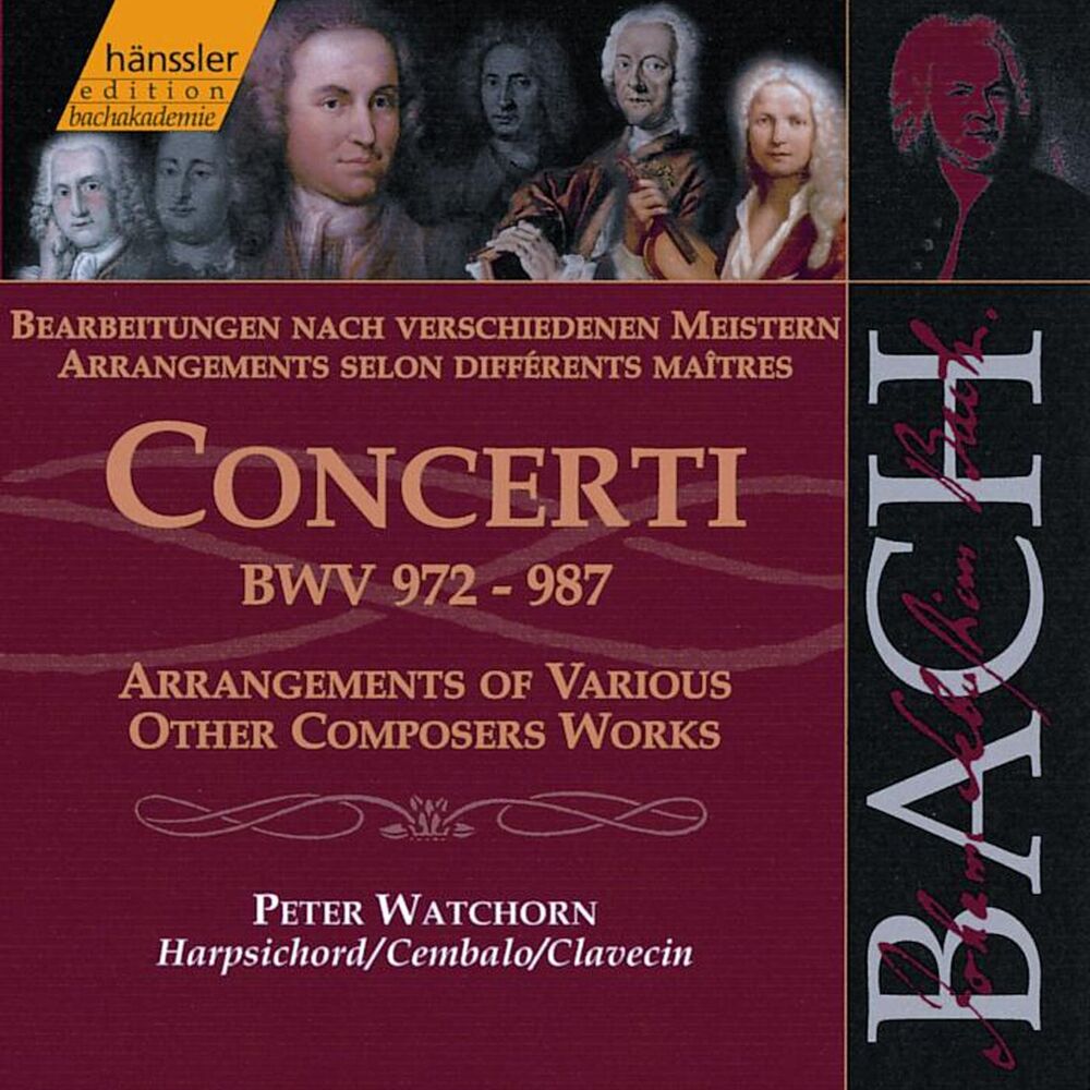 Picture of Bach, J.S.: Concerti, Bwv 972-987 (Arrangements of Various Other Composers' Works)