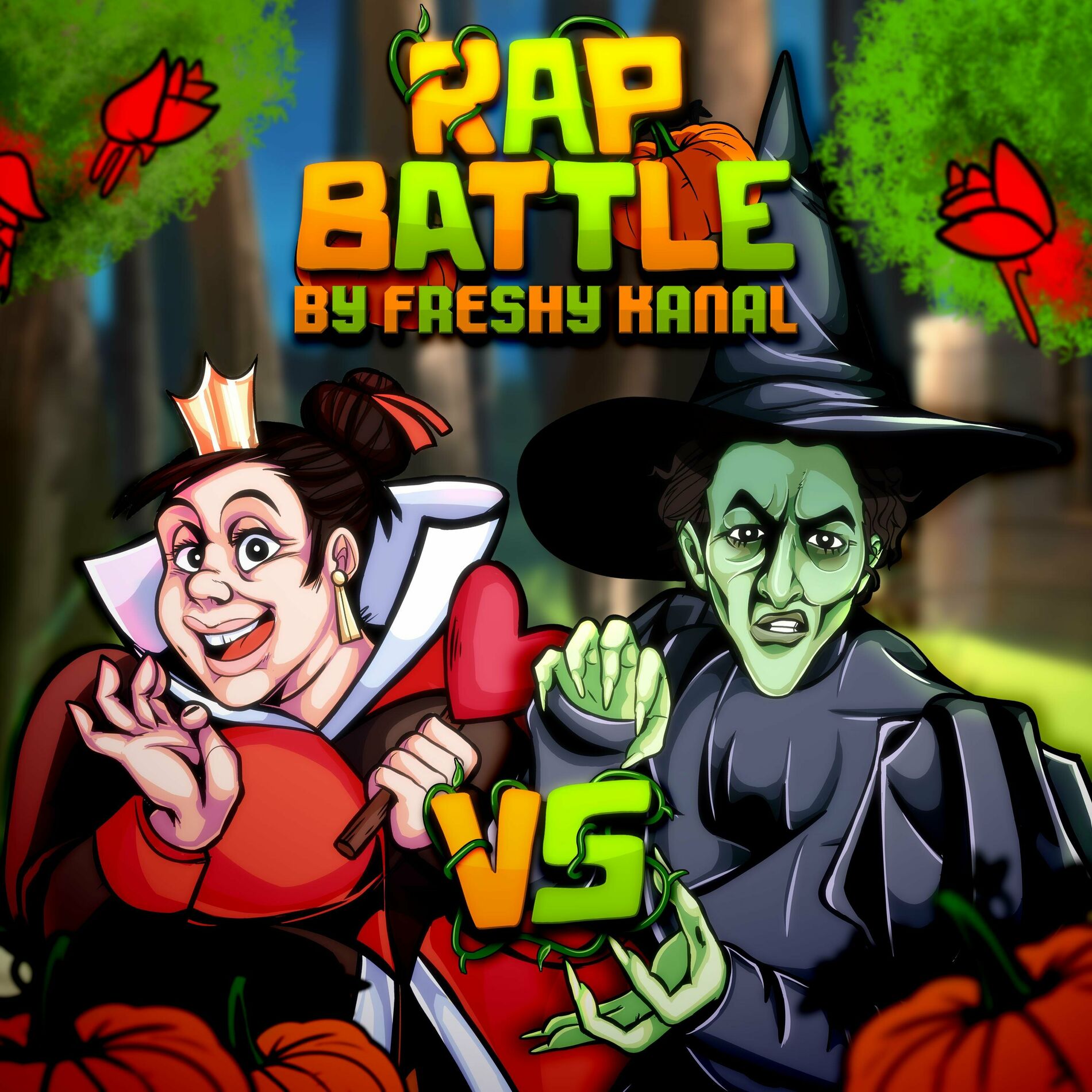 Album cover of Queen of Hearts vs Wicked Witch of the West (feat. Michaela Laws & Cami-Cat)