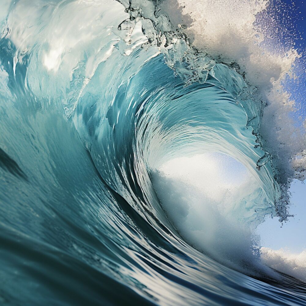 Picture of Tranquilas Olas Del Mar: Serenidad En El Abrazo De La Naturaleza