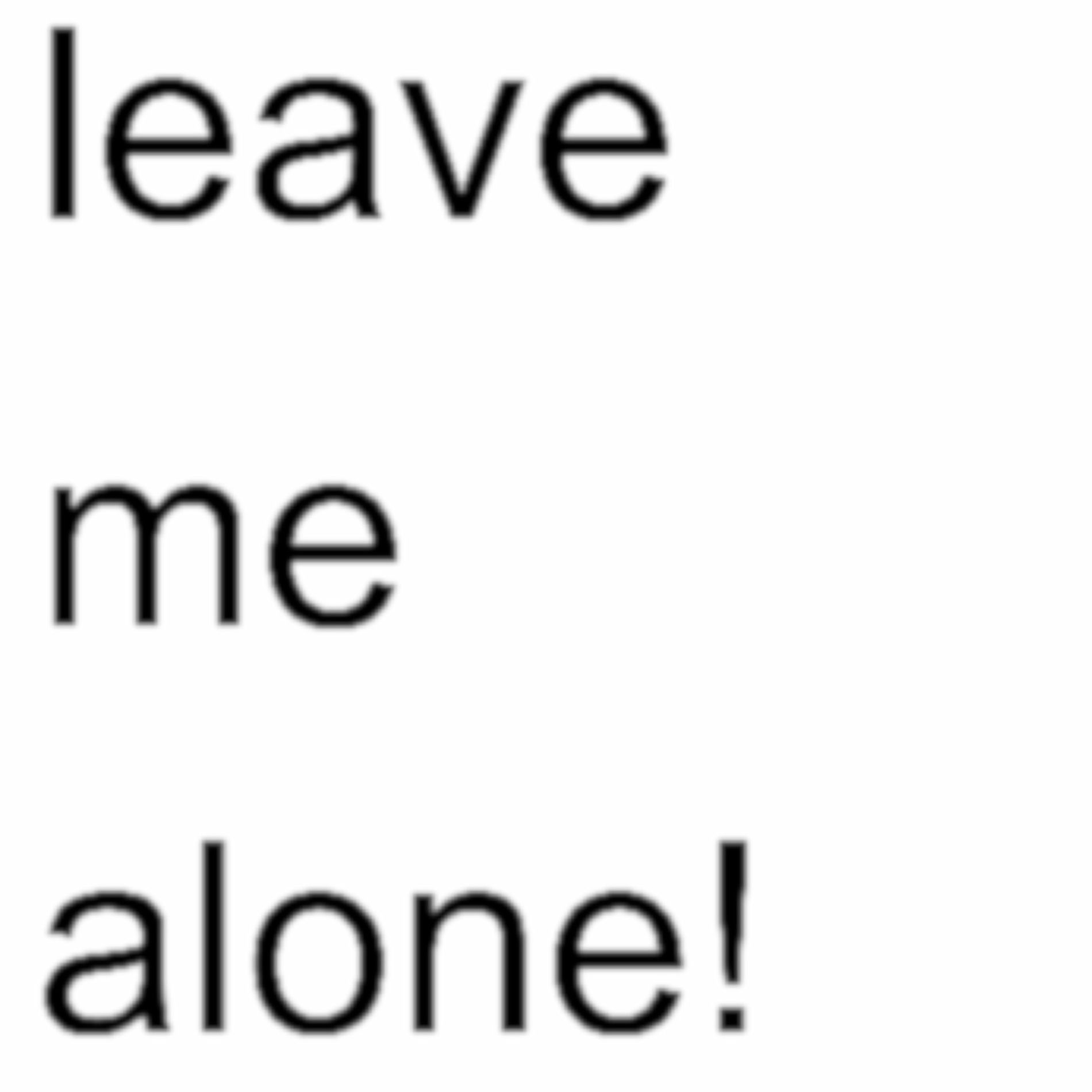 Album cover of leave me alone! (feat. iss)