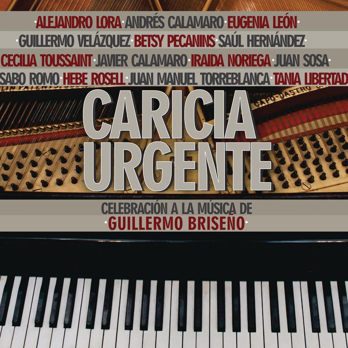 Album cover of Caricia Urgente: Celebración a la Música de Guillermo Briseño