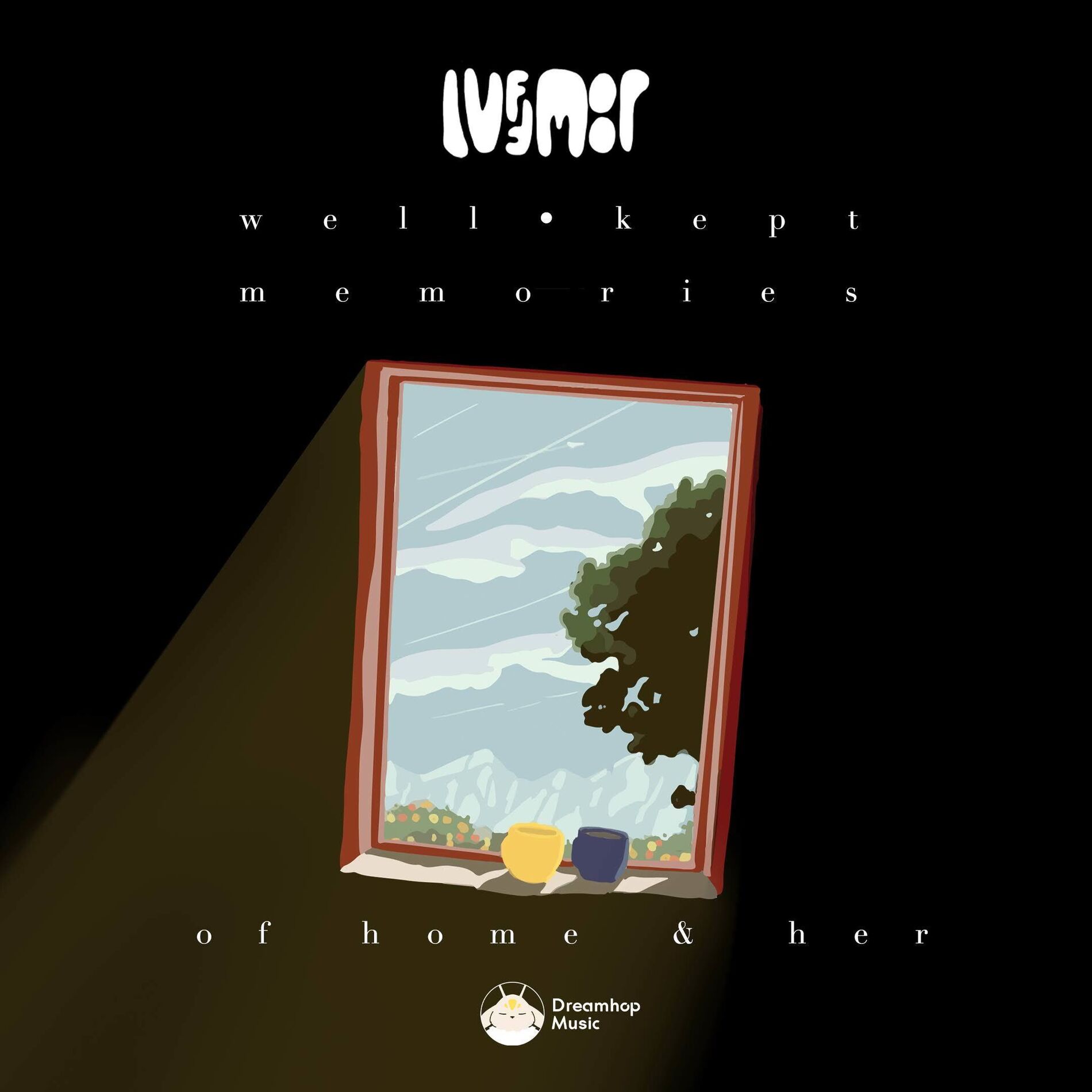 Album cover of well-kept memories of home & her