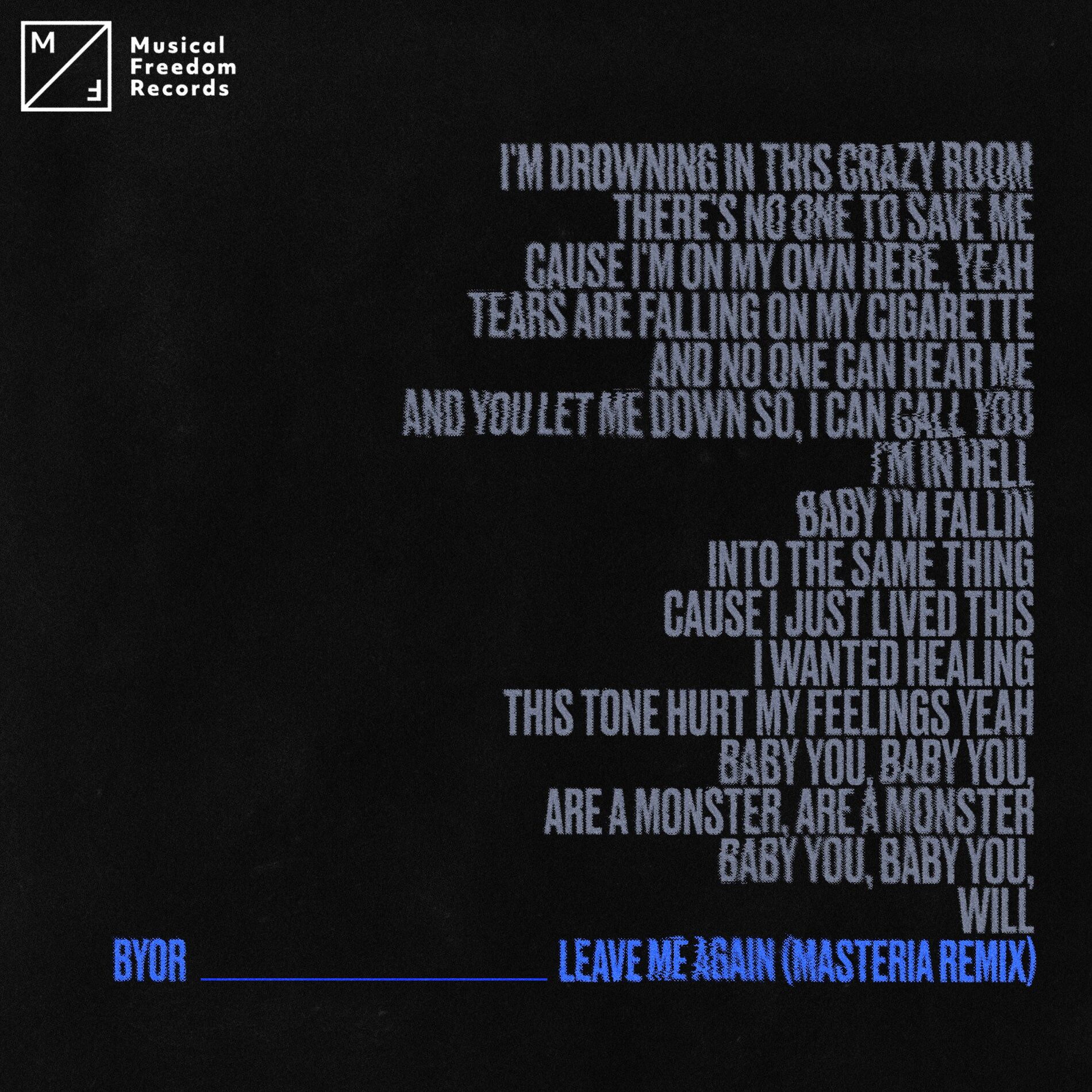 Album cover of Leave Me Again (MASTERIA Remix)