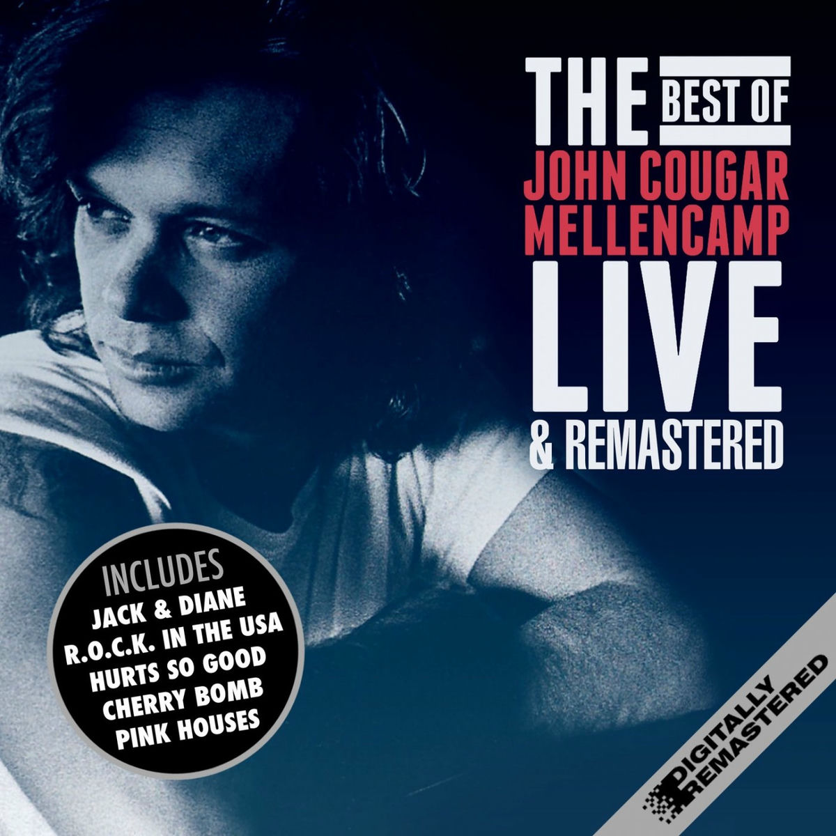 Album cover of The Best Of John Cougar Mellencamp (Remastered) (Live)