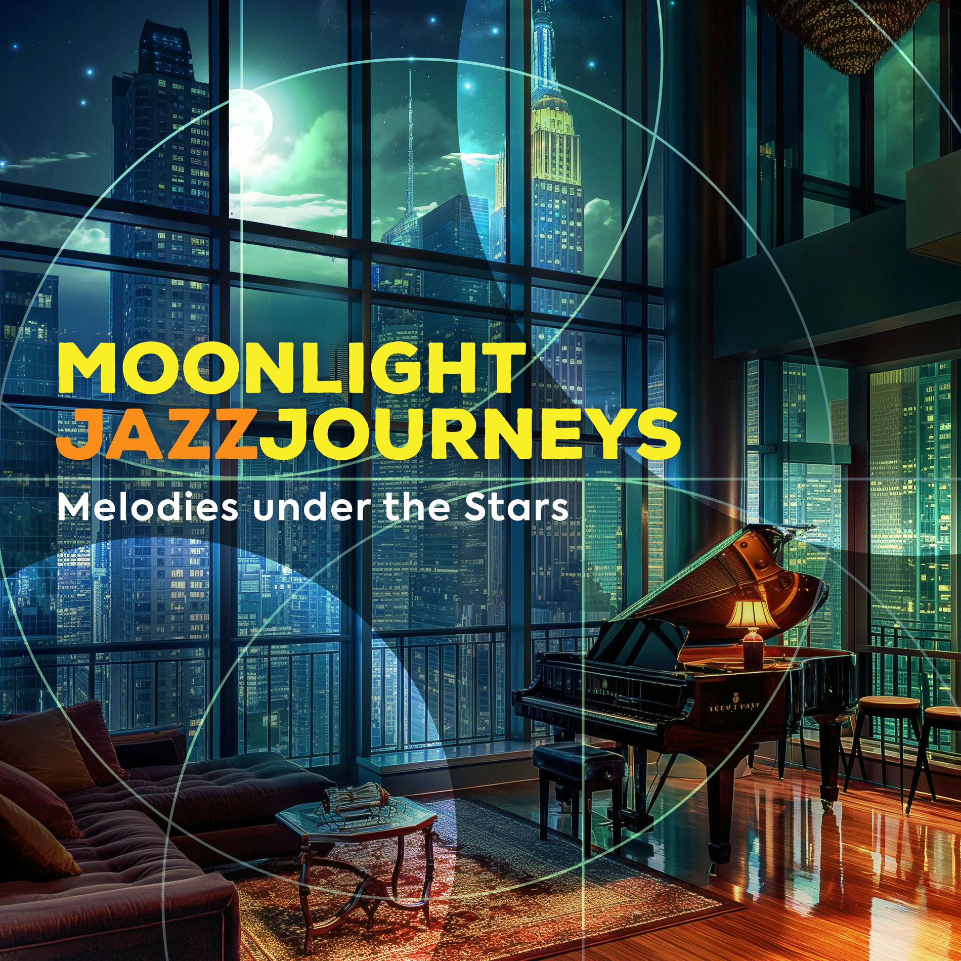 Album cover of Moonlight Jazz Journeys - Melodies under the Stars