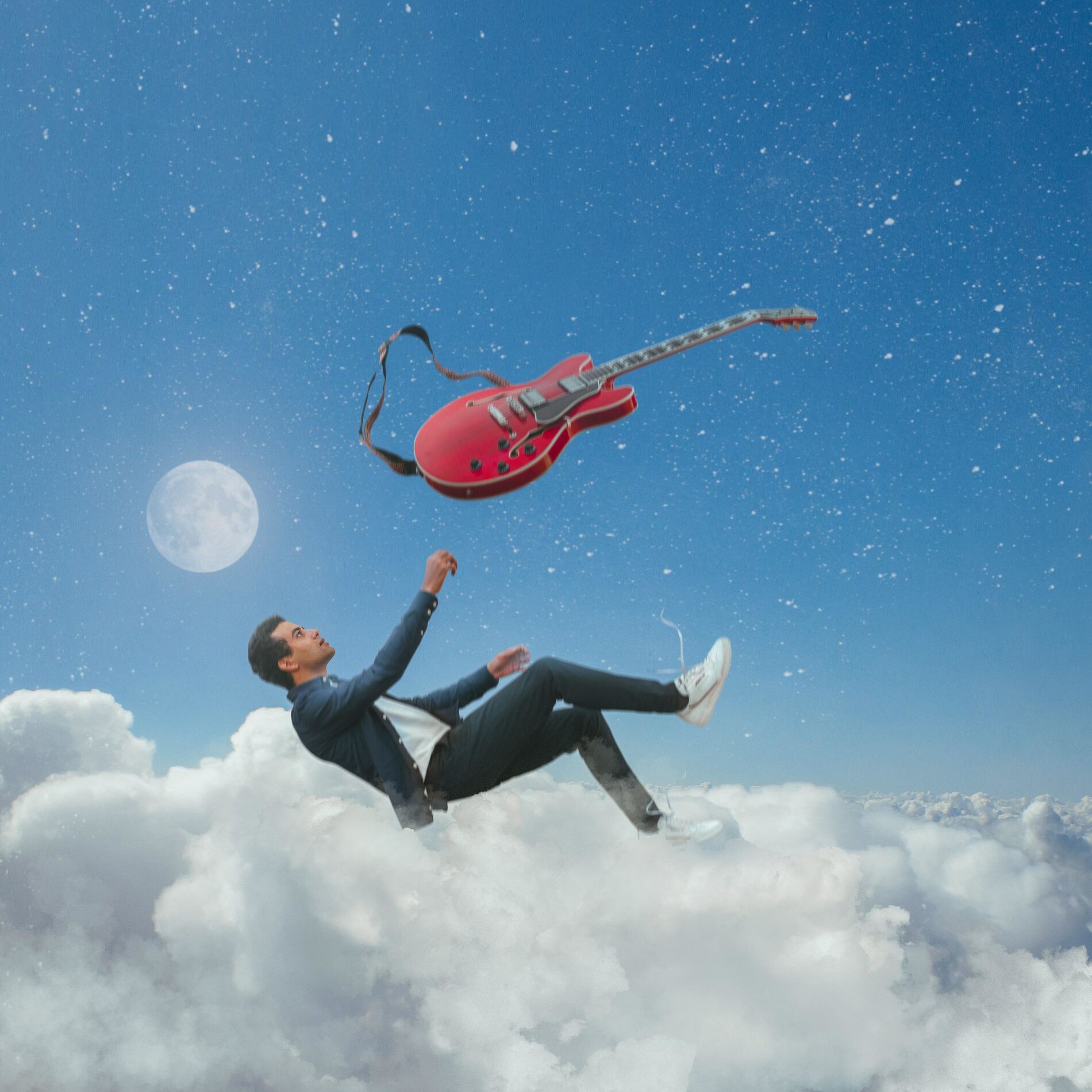 Album cover of Out of the Blue.