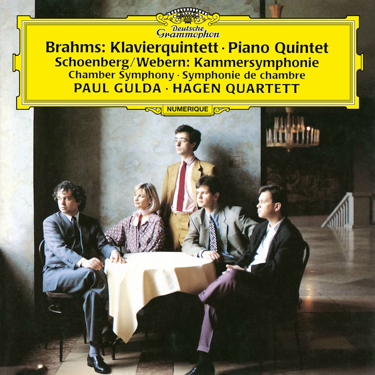 Album cover of Brahms: Piano Quintet in F Minor, Op. 34 / Schoenberg: Chamber Symphony No. 1, Op. 9