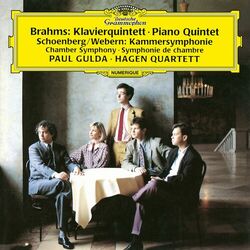 Cover of Brahms: Piano Quintet in F Minor, Op. 34 / Schoenberg: Chamber Symphony No. 1, Op. 9