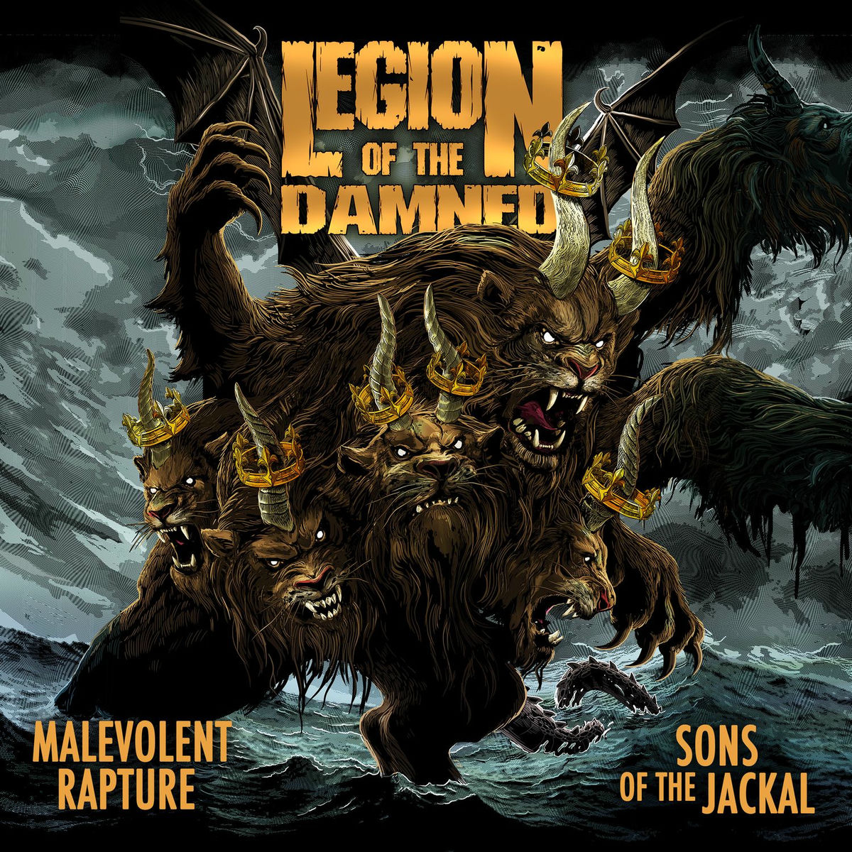 Album cover of Malevolent Rapture / Sons of the Jackal