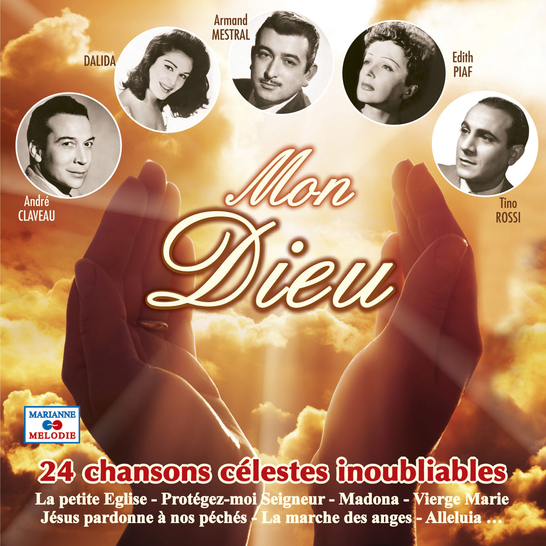 Album cover of Mon Dieu, 24 chansons célestes inoubliables