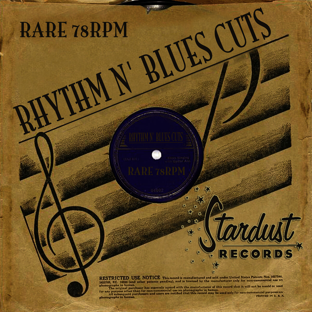 Album cover of Rare 78 RPM Rhythm & Blues Cuts