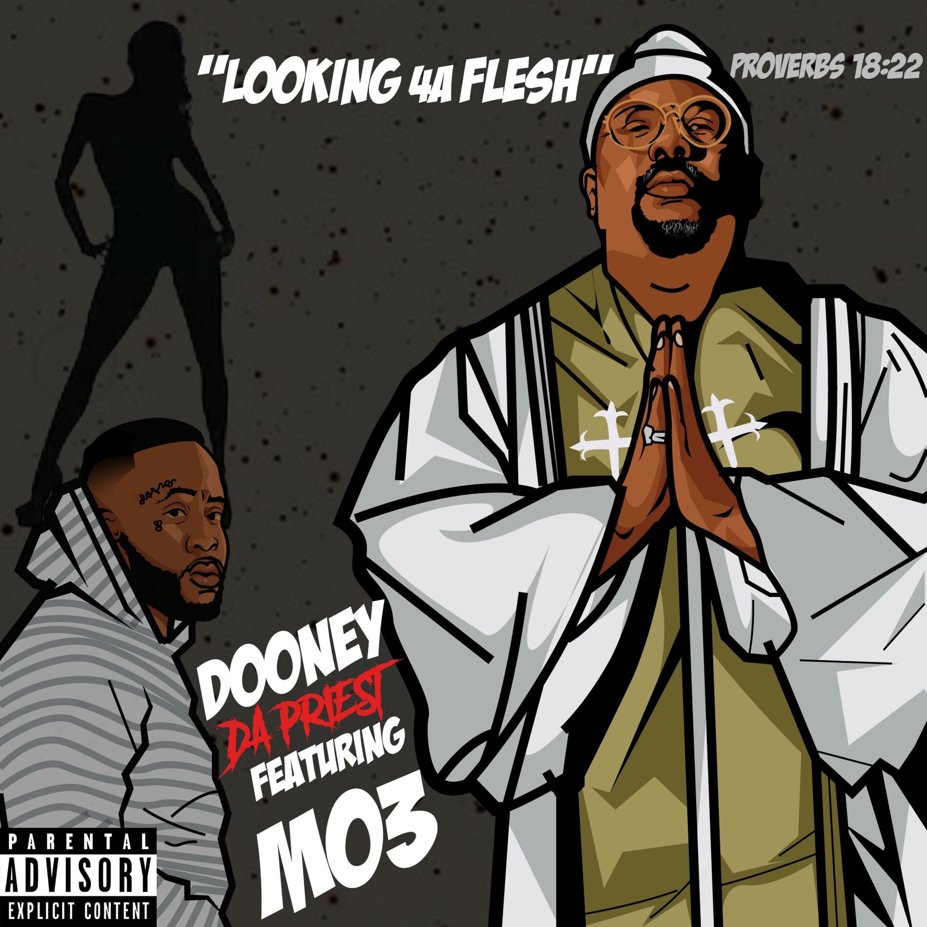 Album cover of Looking 4A Flesh (feat. MO3)