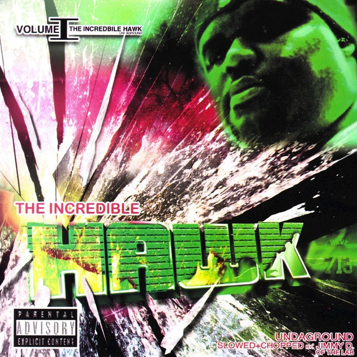 Album cover of The Incredible Hawk, Vol. 1 - Undaground (Slowed & Chopped)