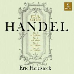 Cover of Handel: Four Keyboard Suites, HWV 427, 428, 439 & 452