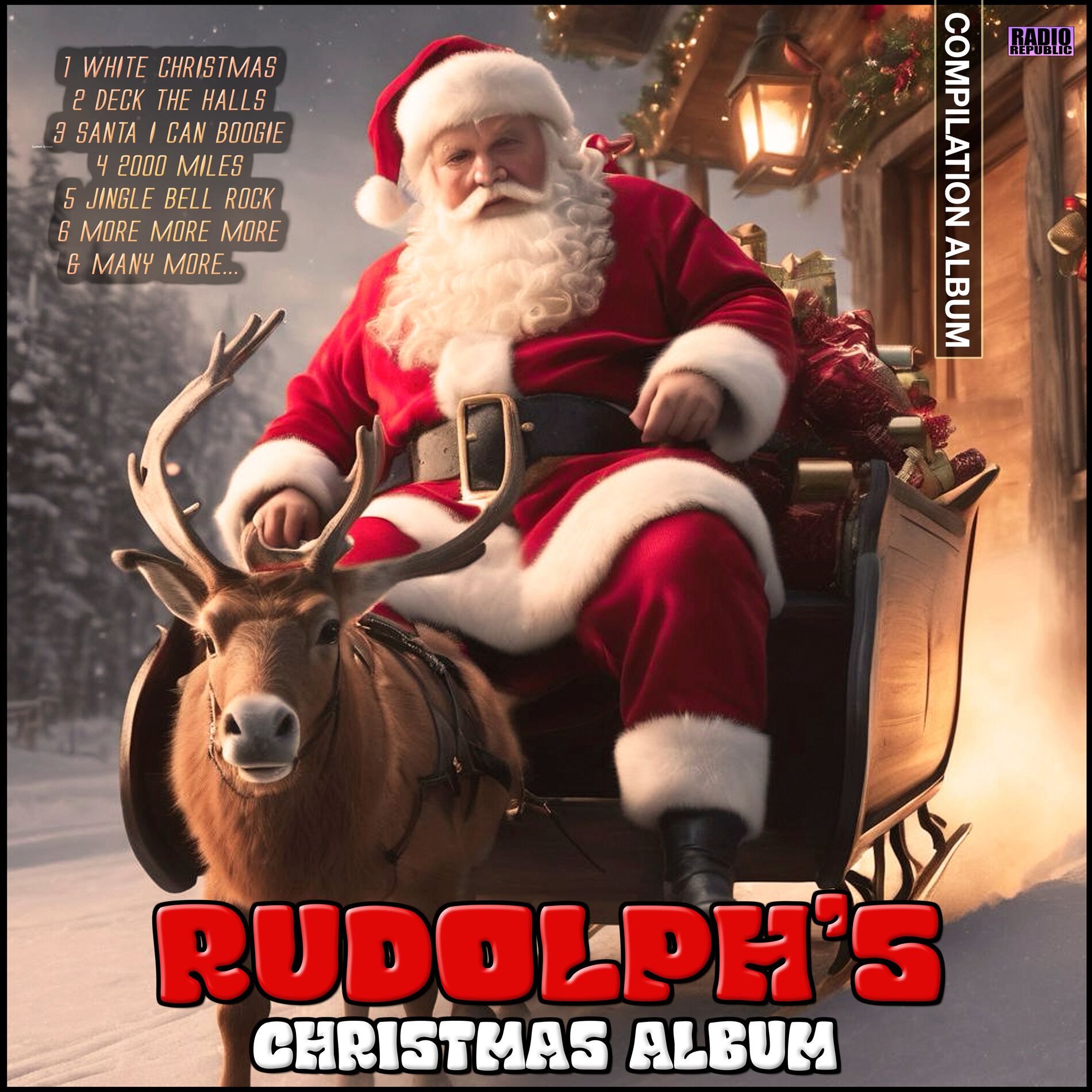 Album cover of Rudolph's Christmas Album