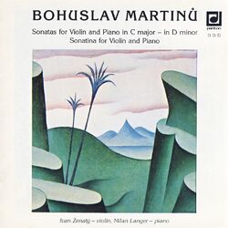 Cover of Martinů: Violin Sonatas