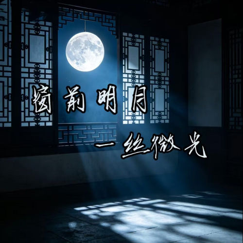 窗前明月一丝微光