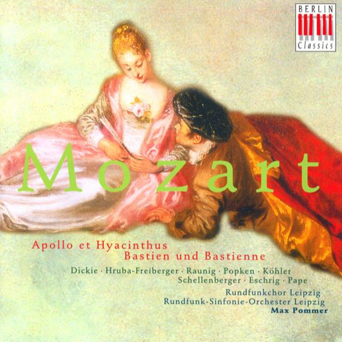Album cover of MOZART, W.A.: Apollo et Hyacinthus / Bastien und Bastienne [Opera] (Pommer)