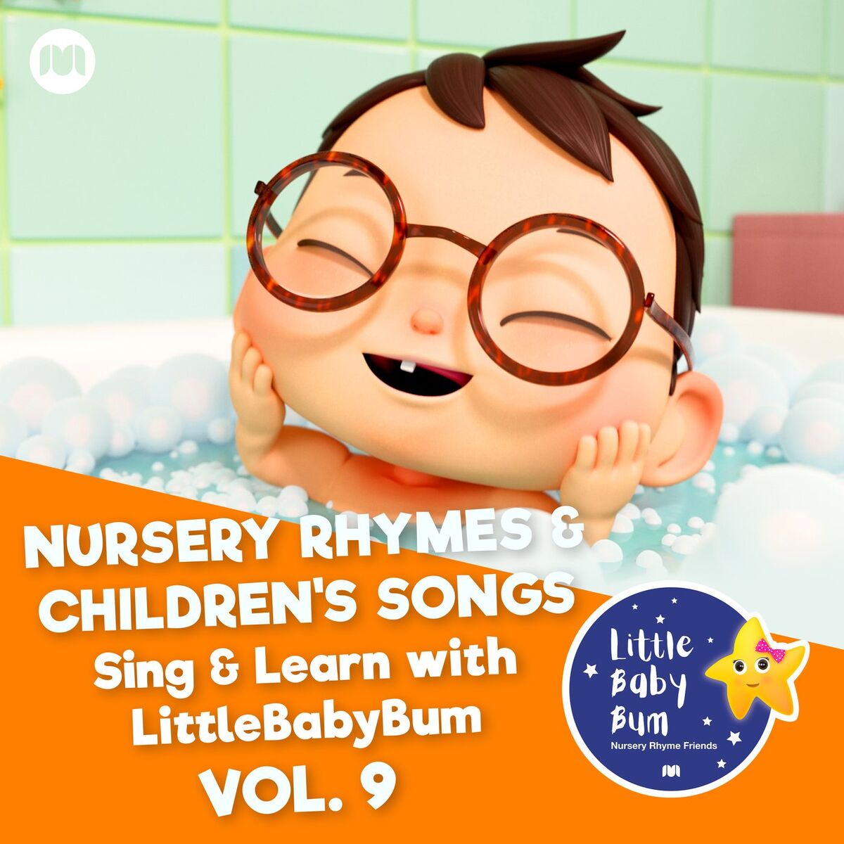 Album cover of Nursery Rhymes & Children's Songs, Vol. 9 (Sing & Learn with LittleBabyBum)