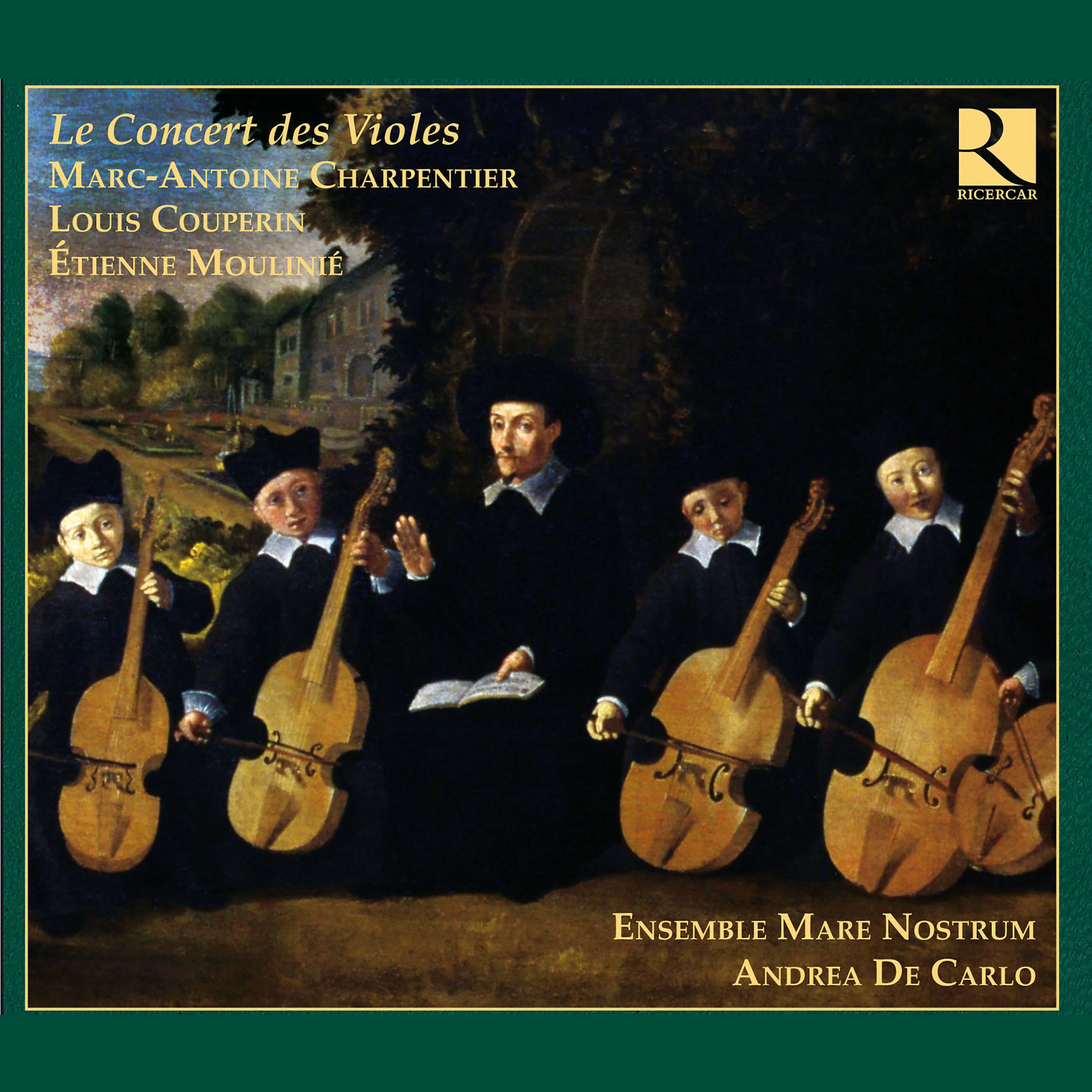 Album cover of Charpentier, Couperin & Moulinié: Le Concert des Violes