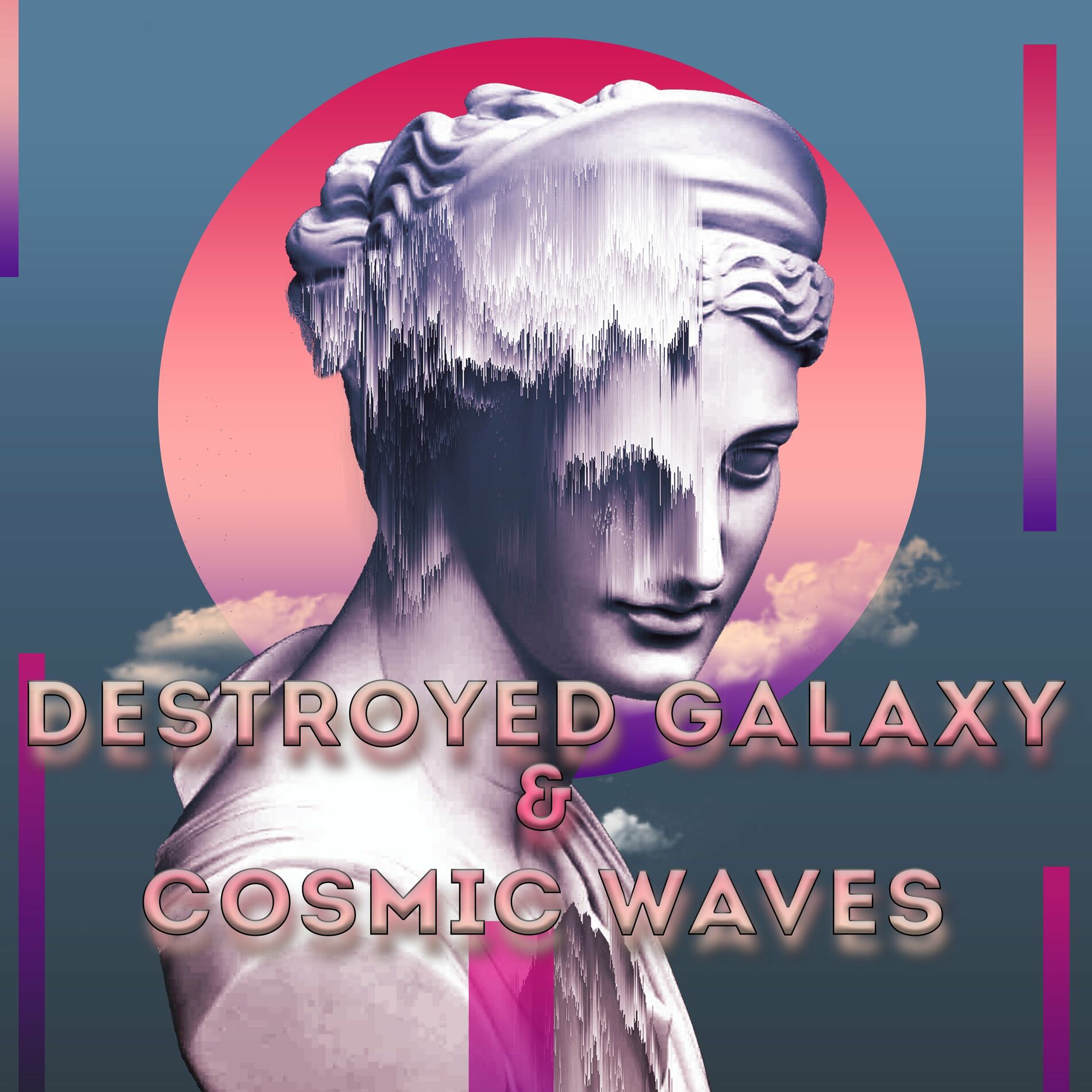 Album cover of Destroyed Galaxy and Cosmic Waves