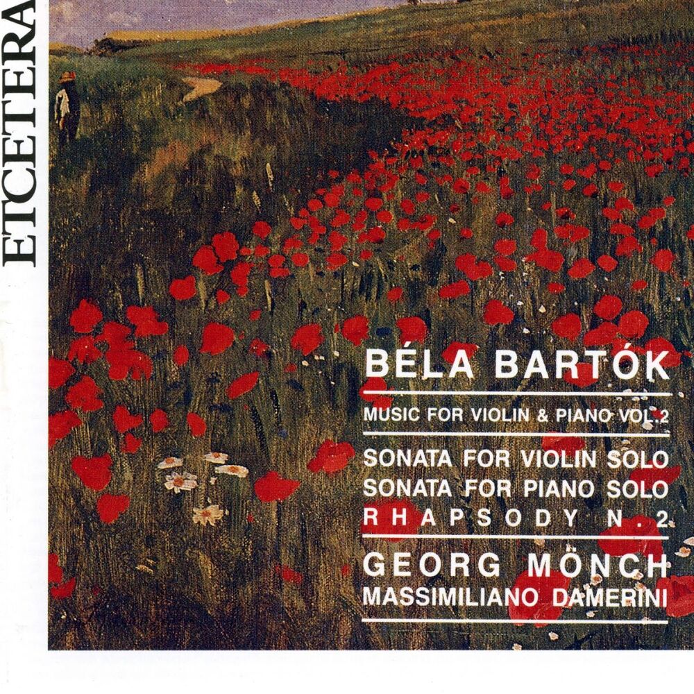 Picture of Bartok, Music for violin and piano Vol. 2 Sonatas and Rhapsody N. 2