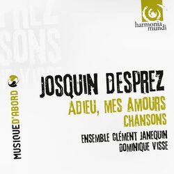 Cover of Josquin Desprez: Chansons