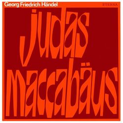 Cover of Handel: Judas Maccabaeus (Sung in German)