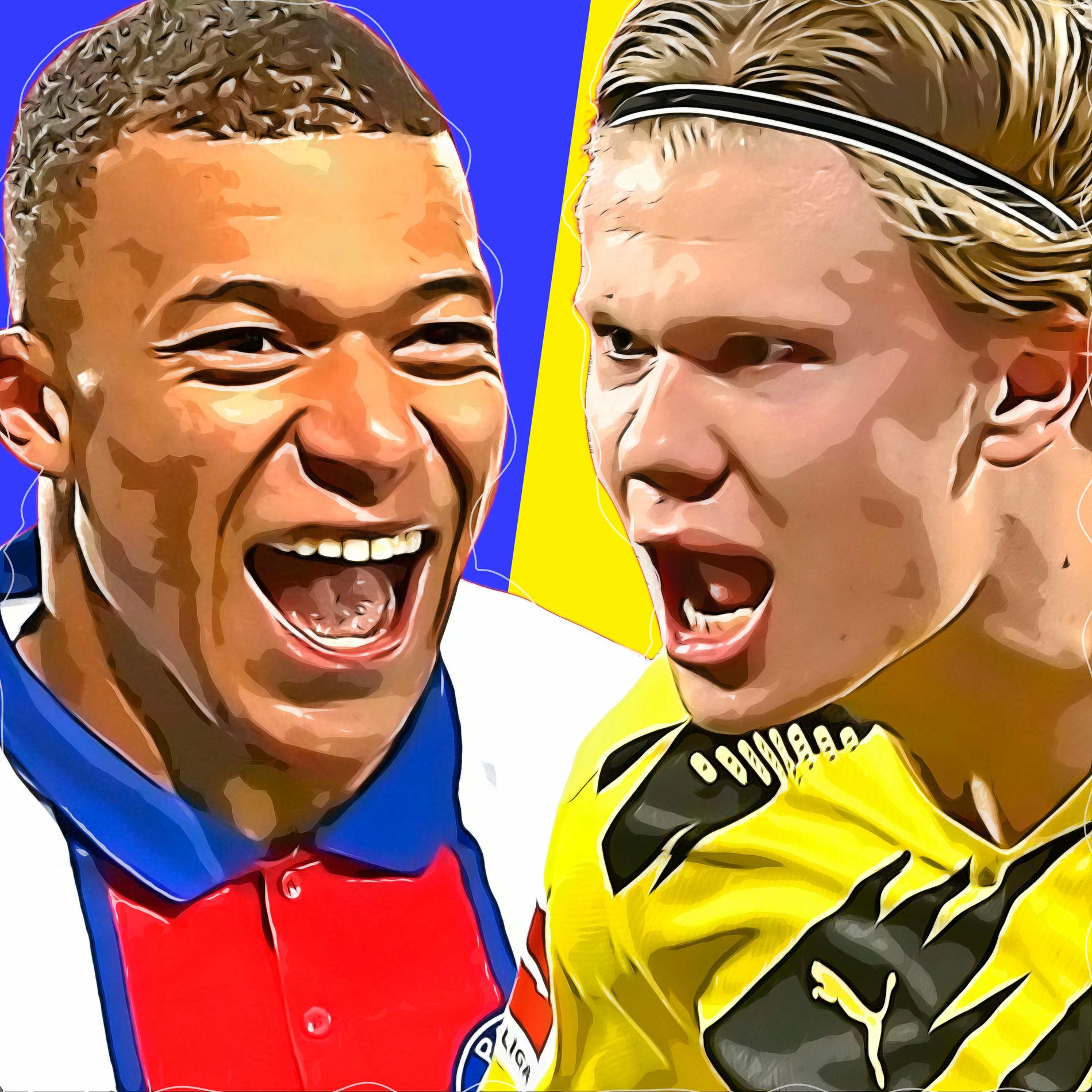 Album cover of Mbappé vs Haaland (Batalha de Rap) (feat. FutParódias)
