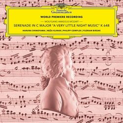 Cover of Mozart: Serenade in C Major, K. 648 "A Very Little Night Music" (Version for 2 Violins, Cello & Harpsichord) (World Premiere Recording)