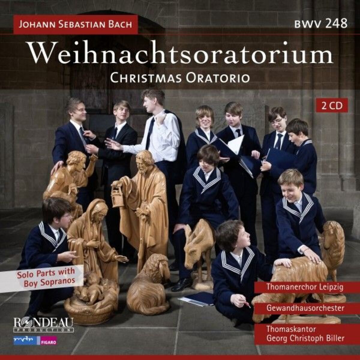 Album cover of Johann Sebastian Bach: Weihnachtsoratorium / Christmas Oratorio (BWV 248)