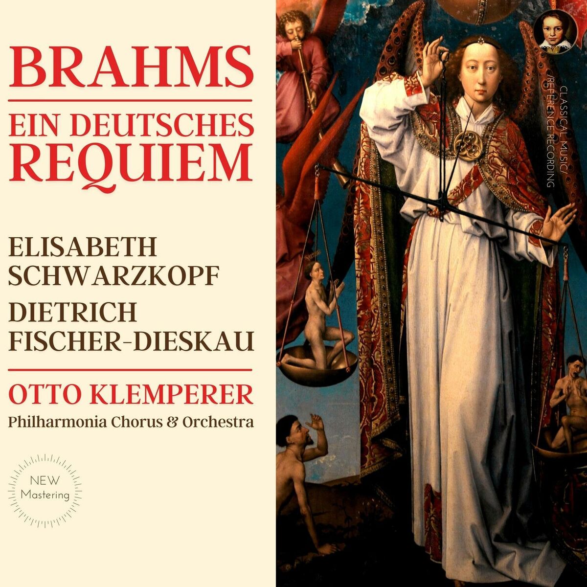 Album cover of Brahms: Ein Deutsches Requiem, Op. 45 by Otto Klemperer (2023 Remastered, London 1961)