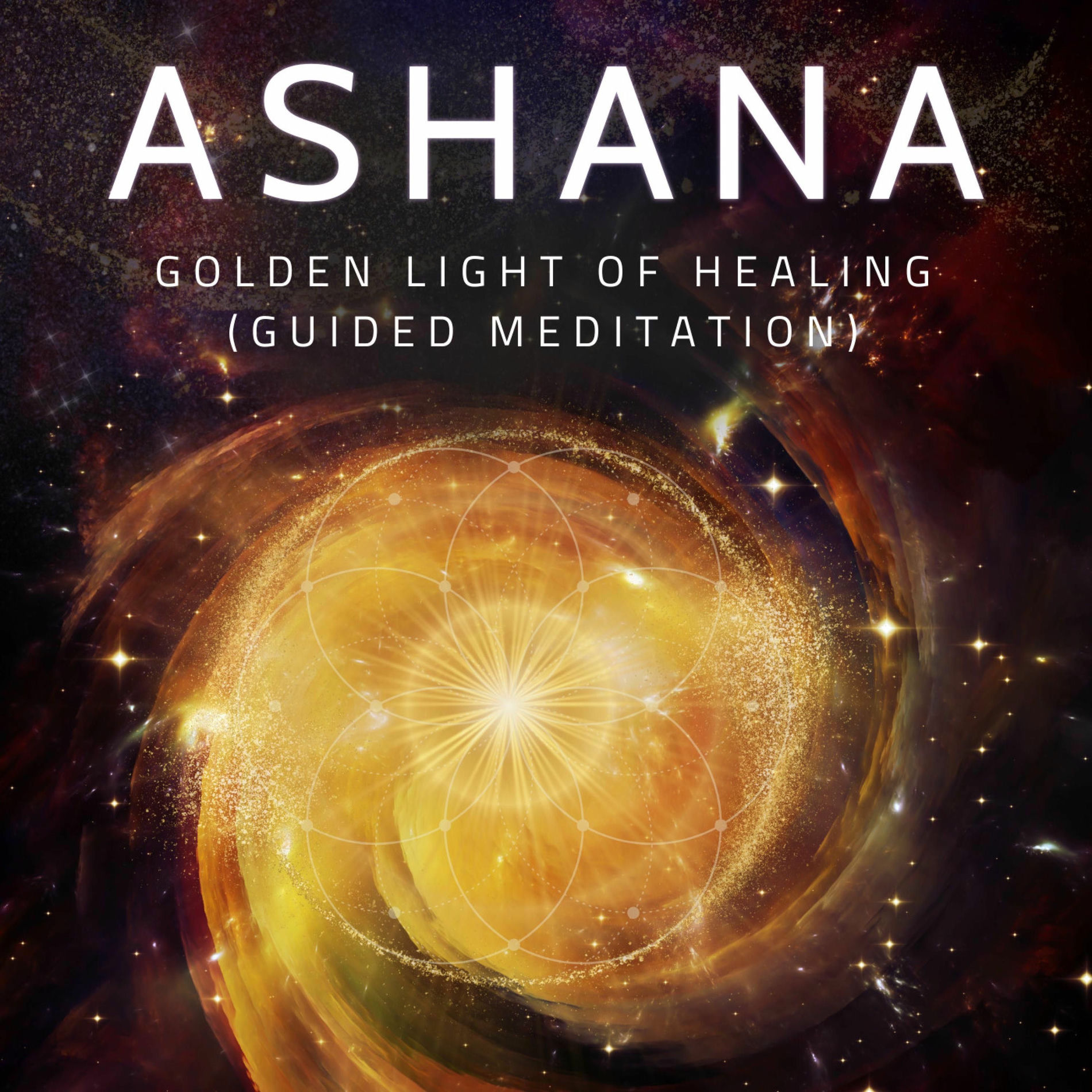 Album cover of Golden Light of Healing (Guided Meditation with Crystal Bowls)