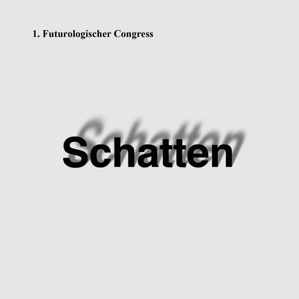 Album cover of Schatten