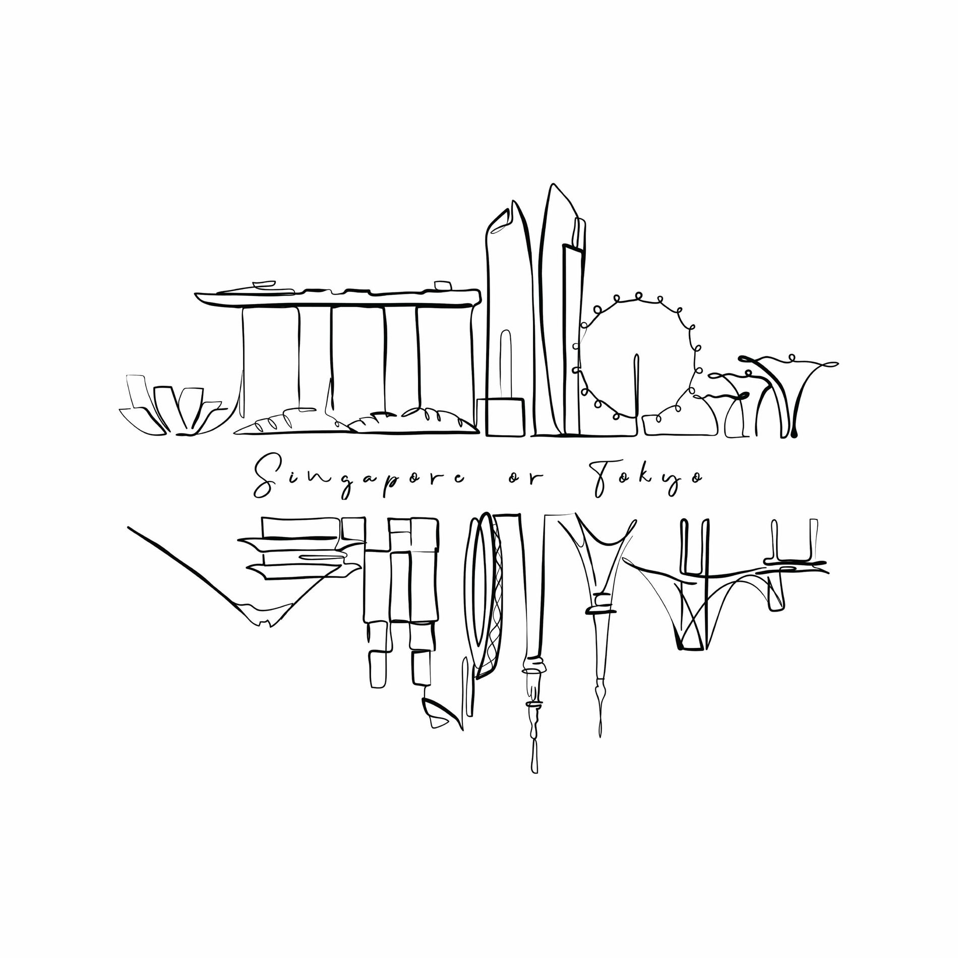 Album cover of Singapore or Tokyo