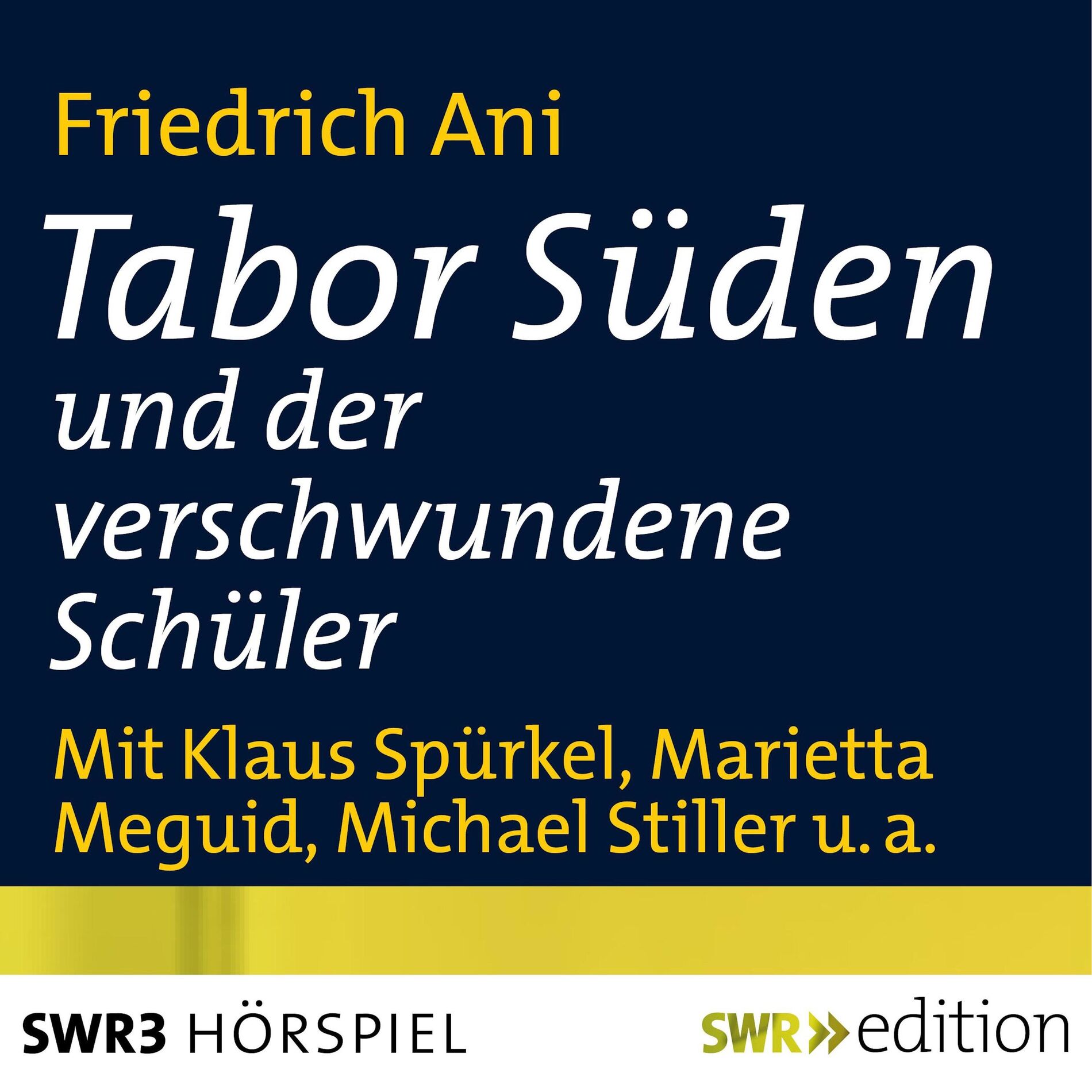 Album cover of Tabor Süden und der verschwundene Schüler