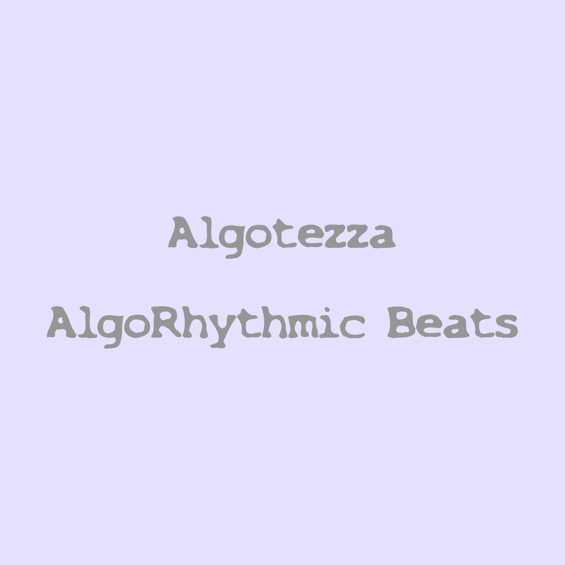 Album cover of AlgoRhythmic Beats