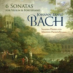 Cover of J.E. Bach: 6 Sonatas for Violin & Fortepiano