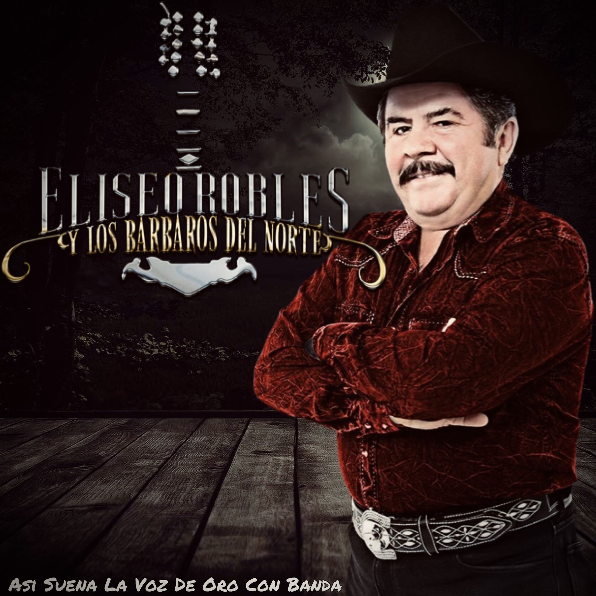 Album cover of Asi Suena La Voz De Oro Con Banda