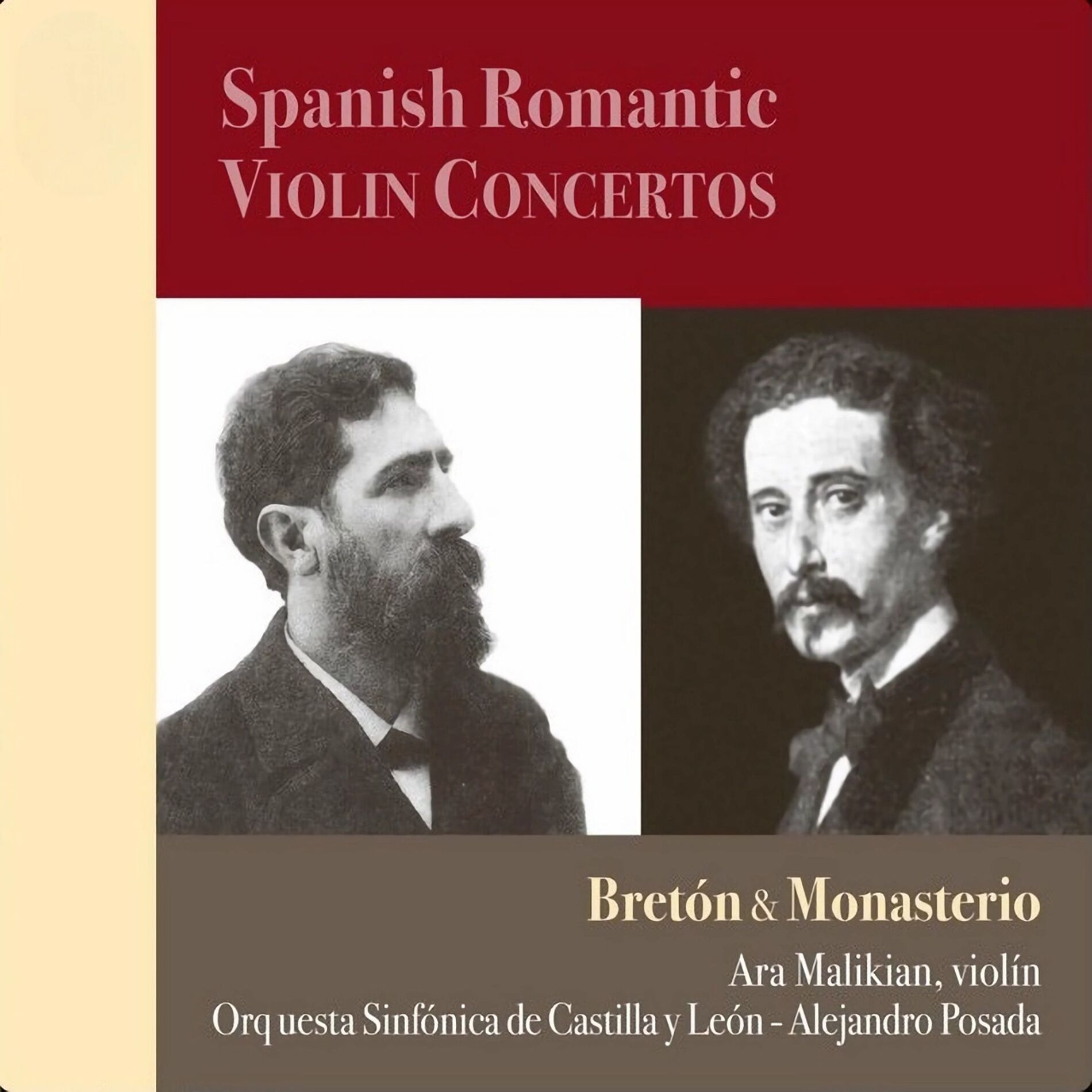 Album cover of Breton & Monasterio: Spanish Romantic Violin Concertos