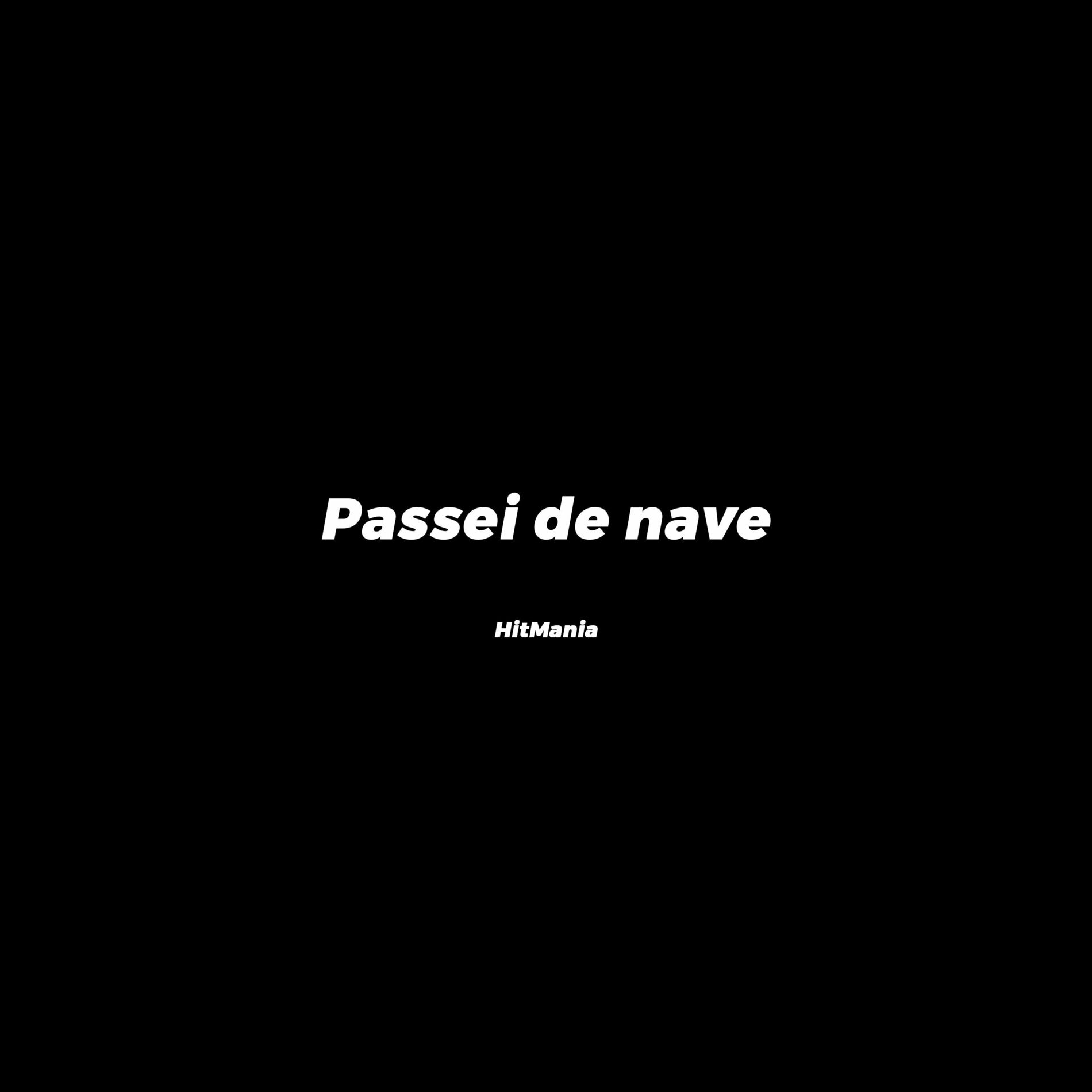 Album cover of passei de nave