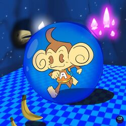 Cover of Under the Ocean Lofi - World 3 ("Super Monkey Ball 2") (Cover)