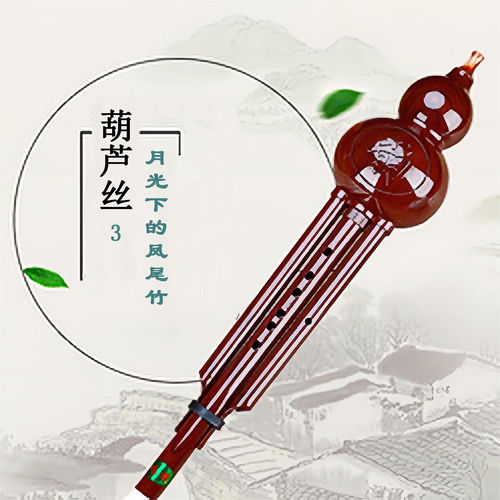 葫芦丝 月光下的凤尾竹 3