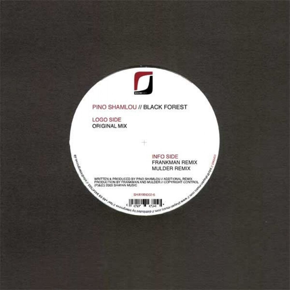 Picture of Pino Shamlou - Black Forest EP (MP3 Single)
